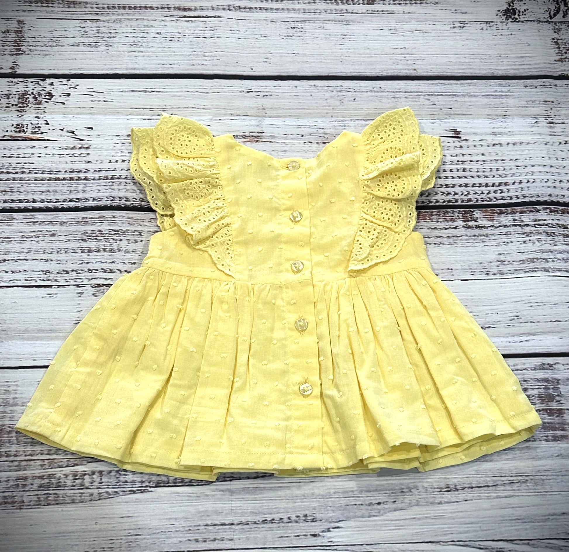 Yellow Floral Blouse and Short Set