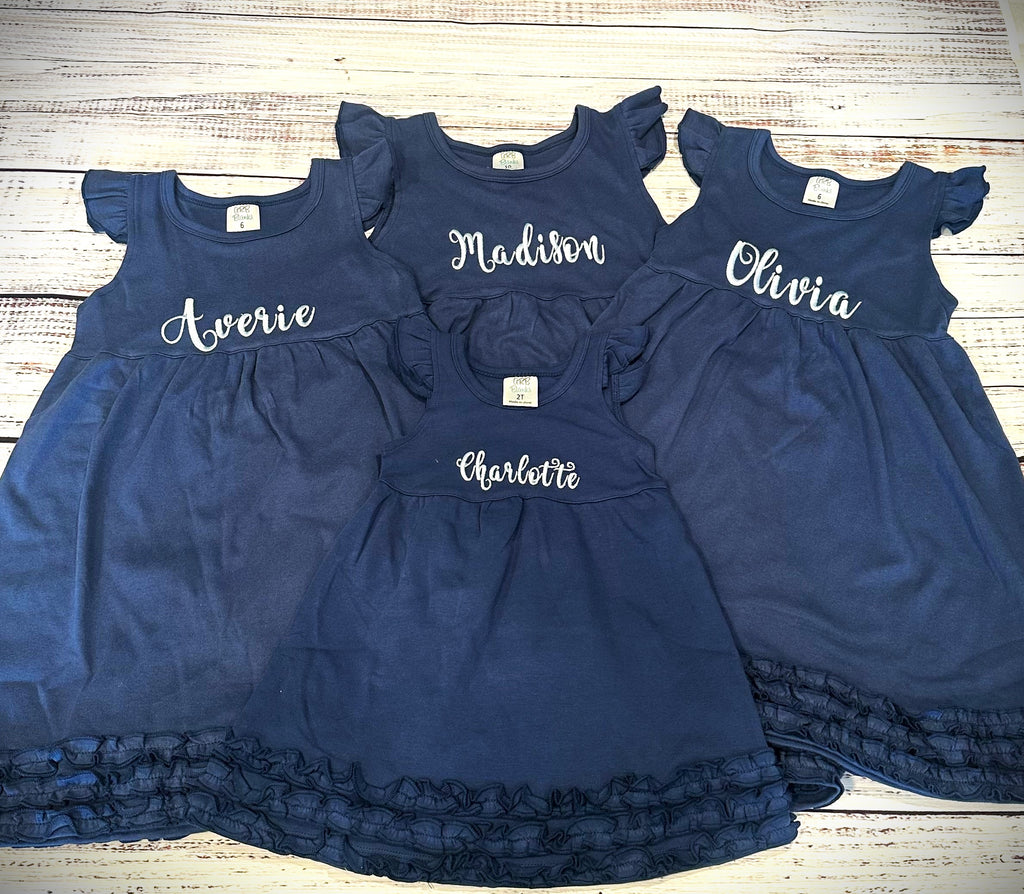 Angel Sleeve Girls Dress