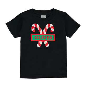 Candy cane boys shirt and pants set