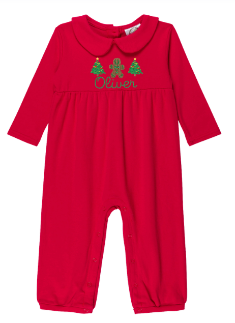 Boys Christmas Peter Pan Romper
