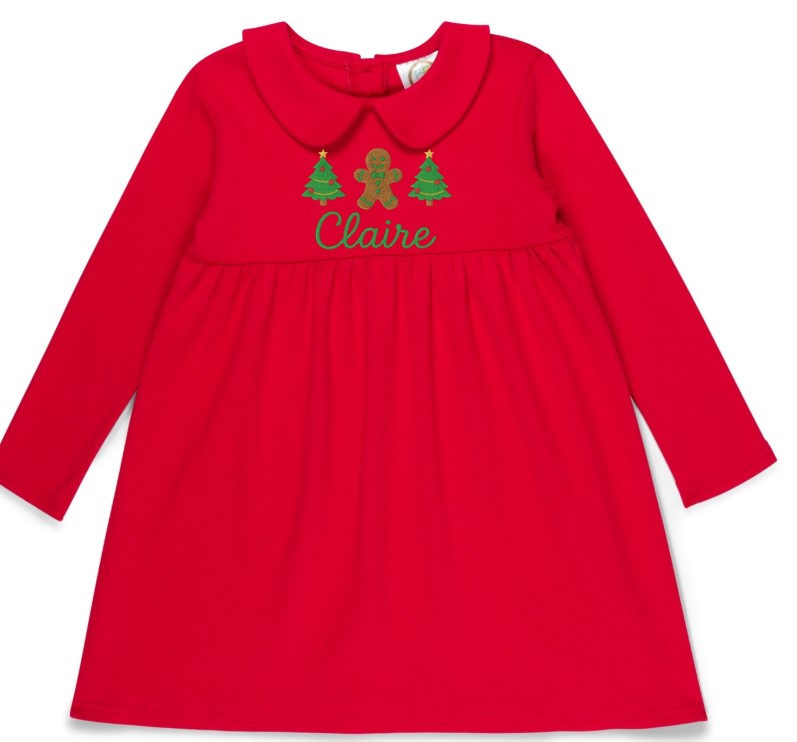 Christmas tree gingerbread dress