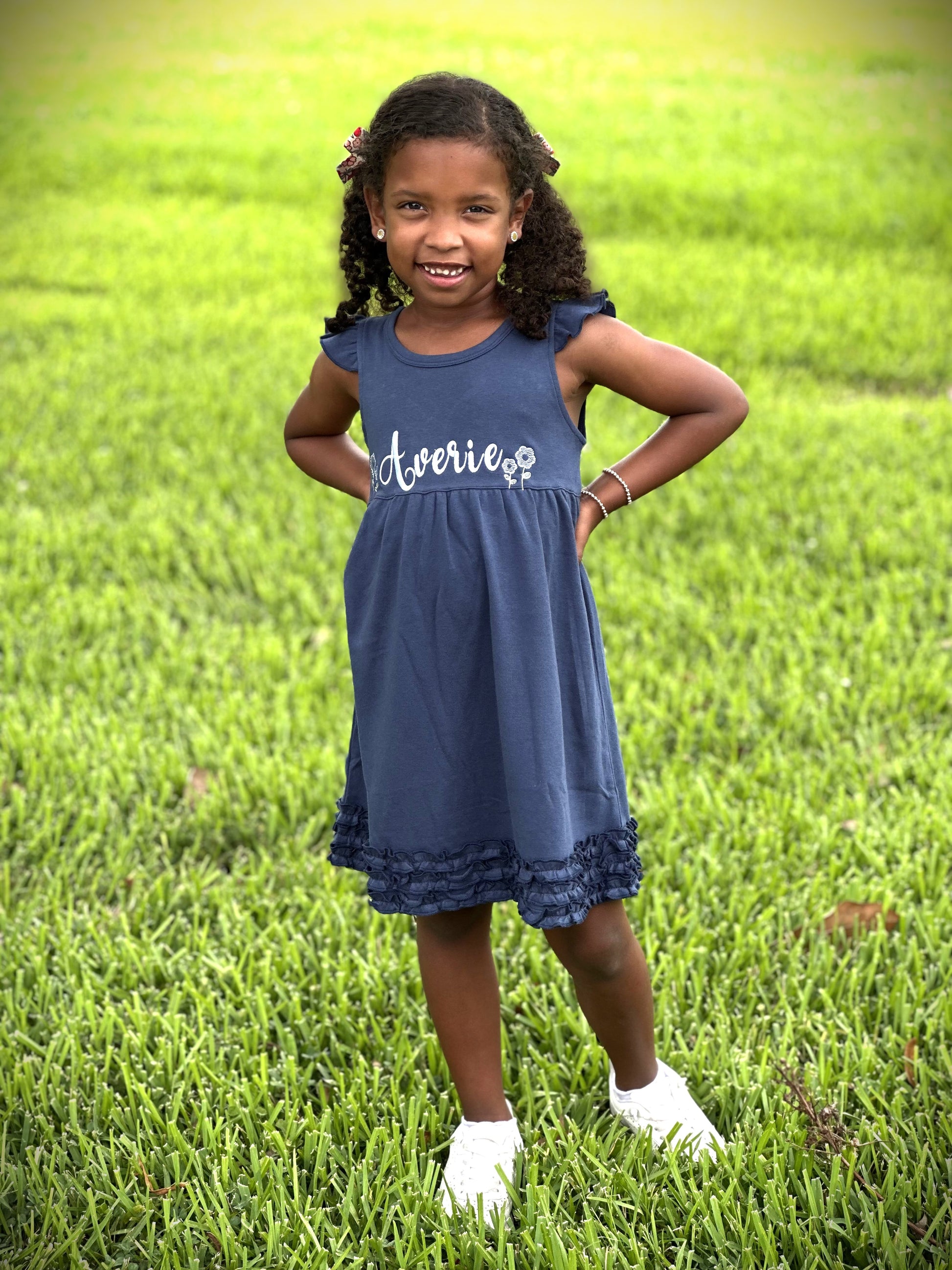 Angel Sleeve Girls Dress