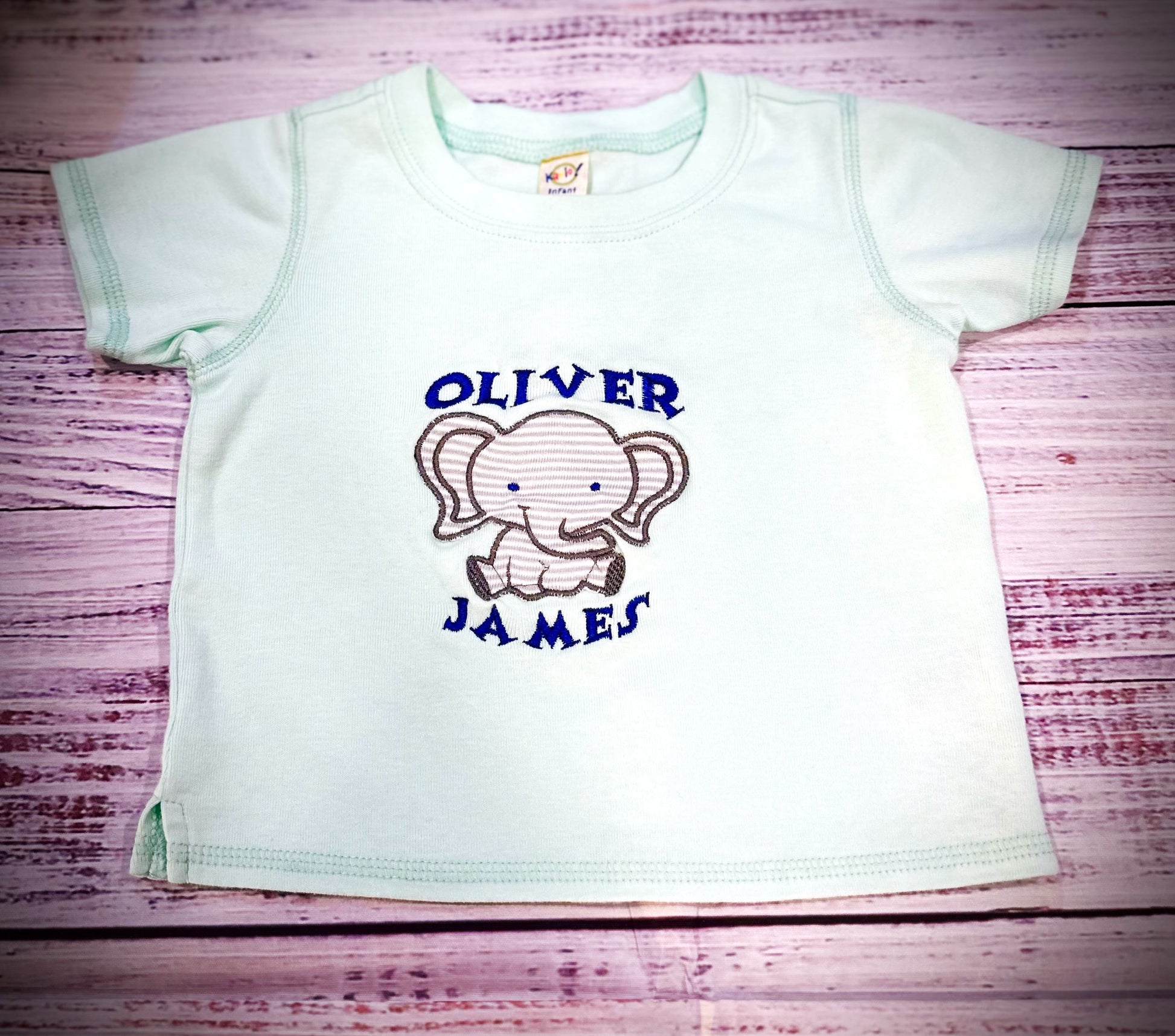 Elephant/animal print kids t-shirt