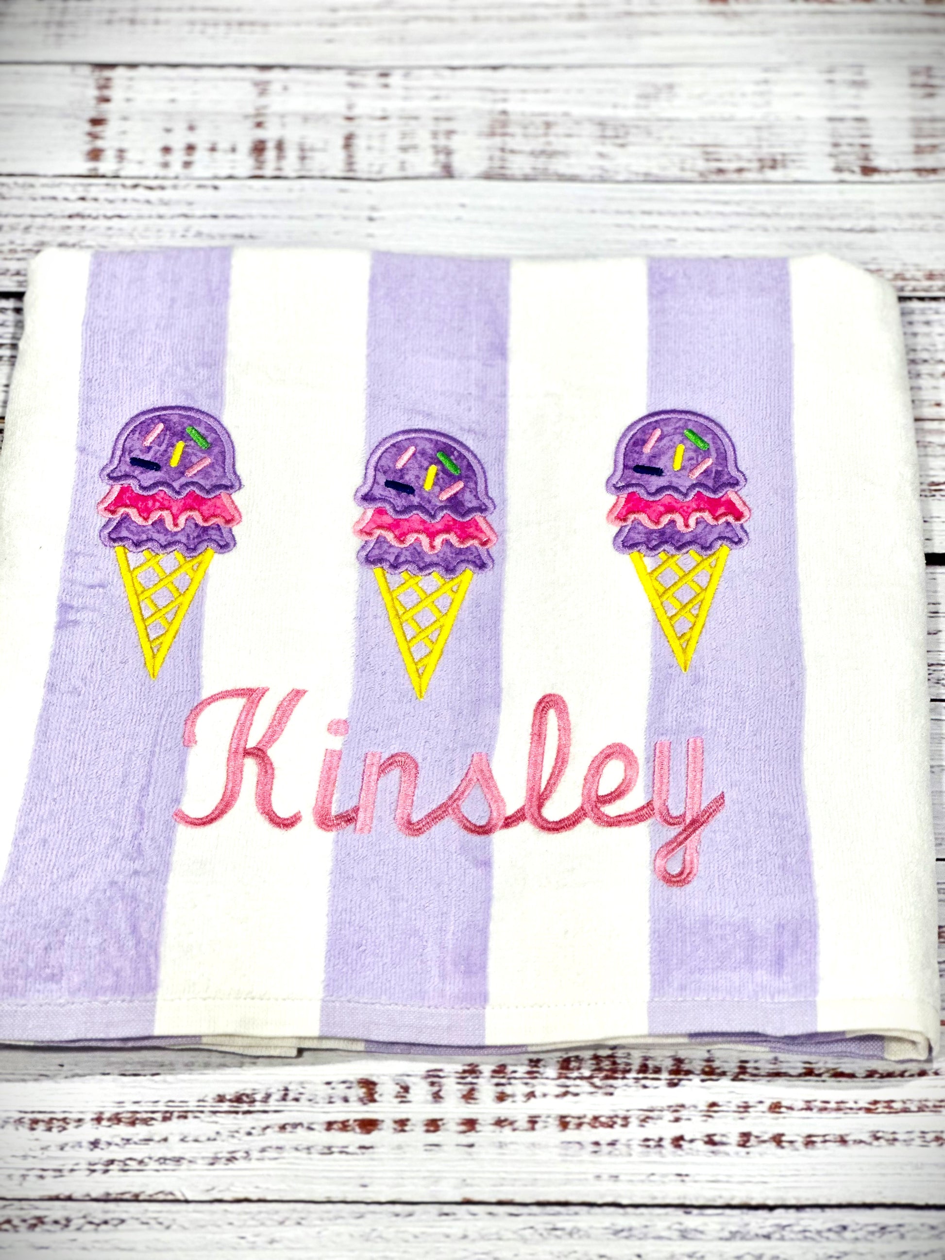 Personalized towels